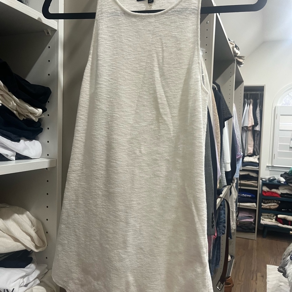 White Sleeveless Top